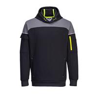 PW337 - Felpa Pull over con cappuccio PW3  Nero