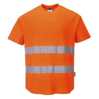 C394 - T-shirt Mesh Cotton Comfort Hi-Vis
