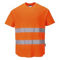 C394 - T-shirt Mesh Cotton Comfort Hi-Vis