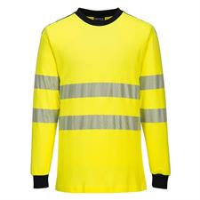 PW3 Modaflame Knit Hi-Vis FR Maglietta a maniche lun