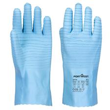 Guanto in lattice FD Chem B  Blu
