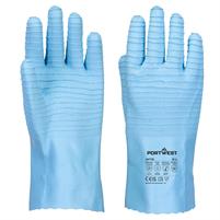 Guanto in lattice FD Chem B  Blu