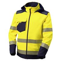 Giubbino softshell invernale alta visibilità 94% pol