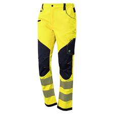 Pantalone multitasche bicolore alta visibilità 54% c